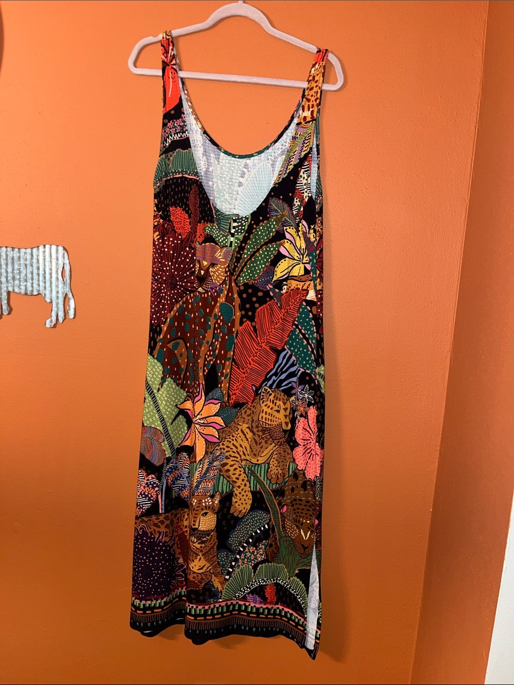 Farm Rio GG X-Large Colorful Tropical Print Maxi Dress - Picture 2 of 9